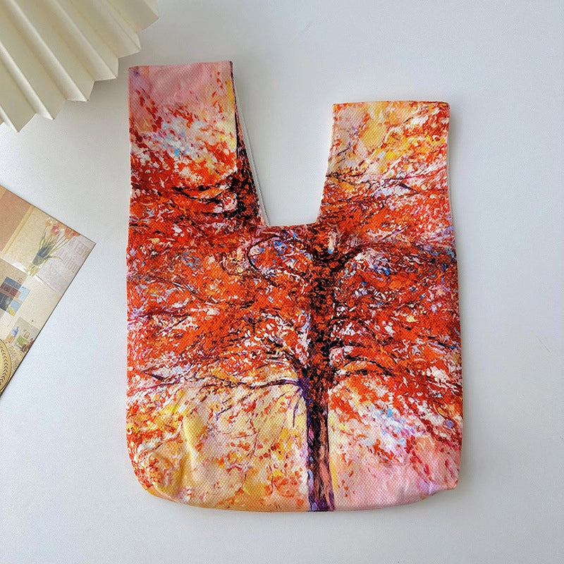 Women's Medium Polyester Color Block Streetwear Square Open Handbag
