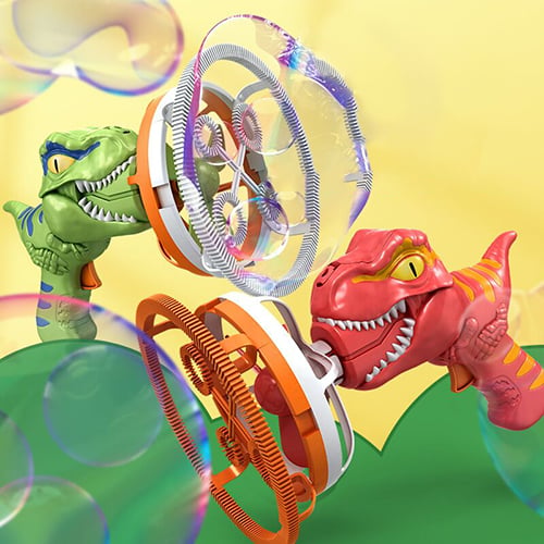 🔥🔥🔥BUY 2 FREE SHIPPING & 5% OFF- Dinosaur Bubble Machine Guns . Large Bubble Big Bubble Wand. Summer Outdoor Toys