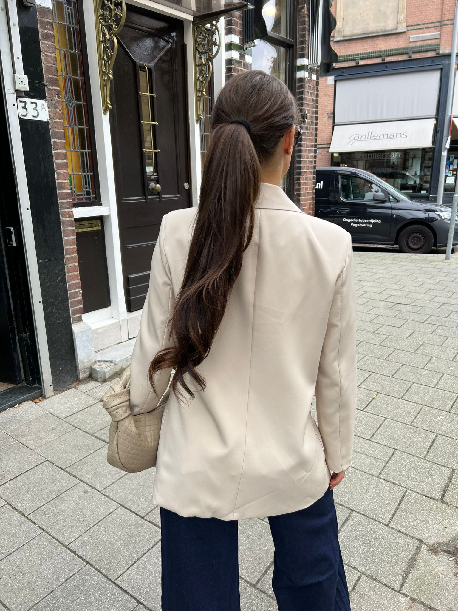 Nola Blazer Ecru