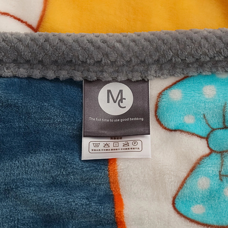 Thickened Autumn And Winter Blanket Flannel Blanket Faleirong Gift Blanket Summer Air-conditioning Blanket Coral Fleece Sheets