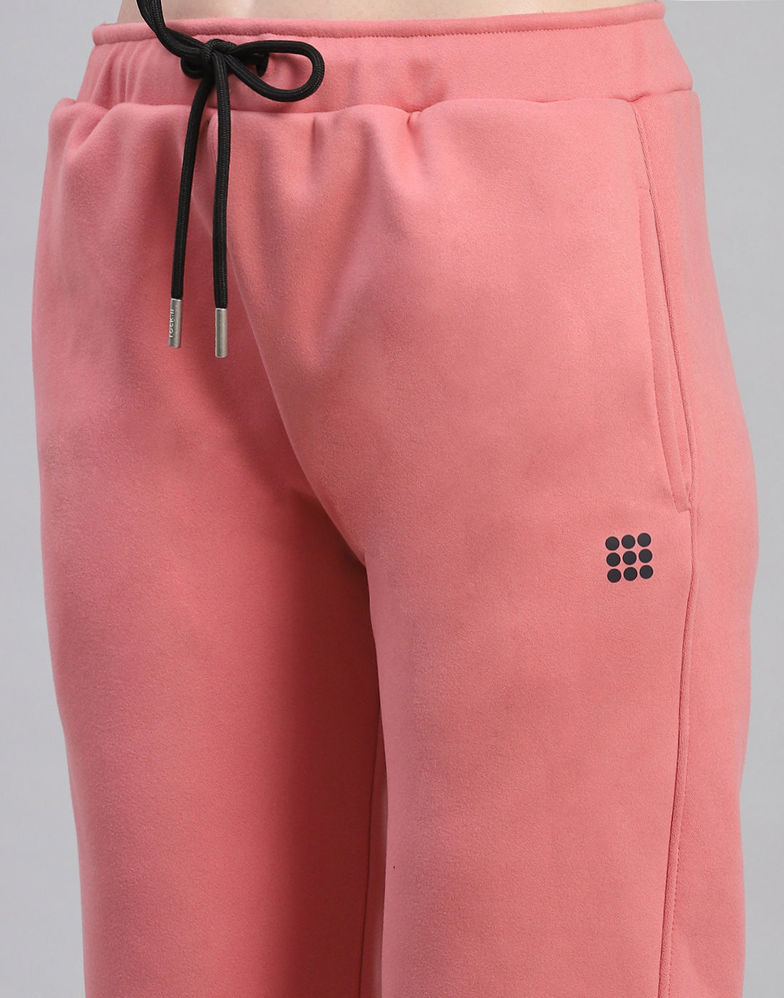 Women Pink Solid Regular Fit Winter Lower