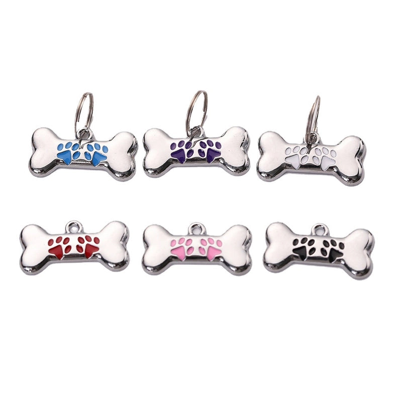 Basic Minimalist Metal Footprint Pet Accessories