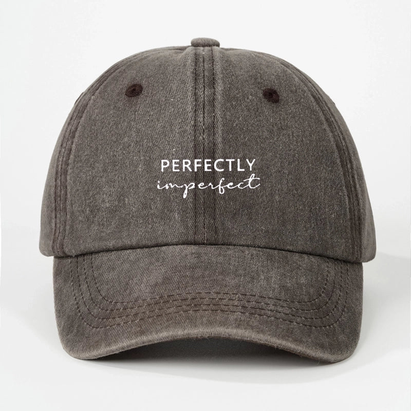 Women's Commute Letter Curved Eaves Baseball Cap