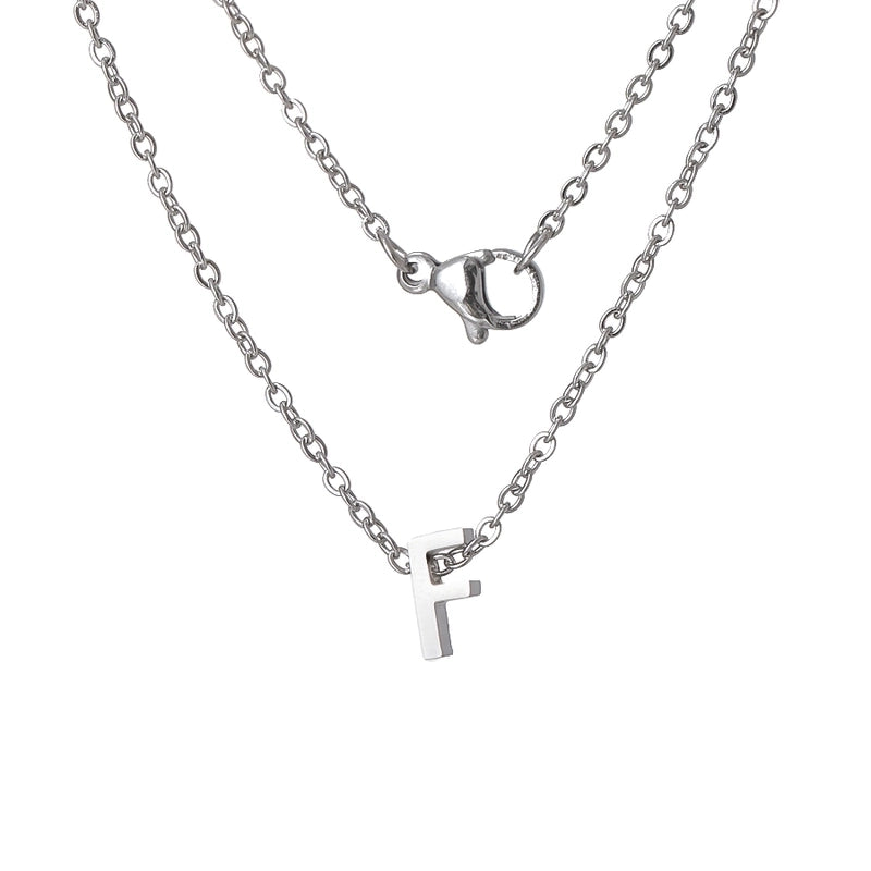 Titanium Steel Minimalist Plating Letter None Necklace