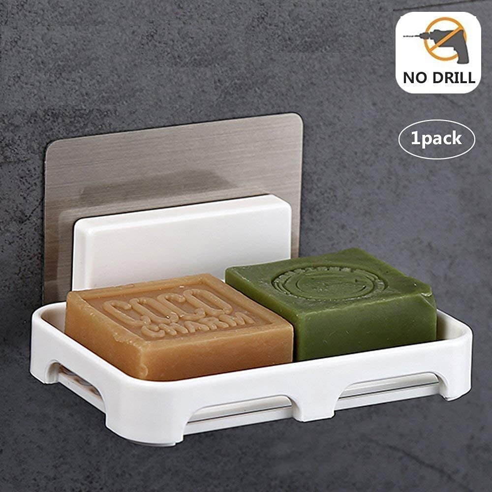 Multipurpose Plastic Soap Dish Wall Mounted