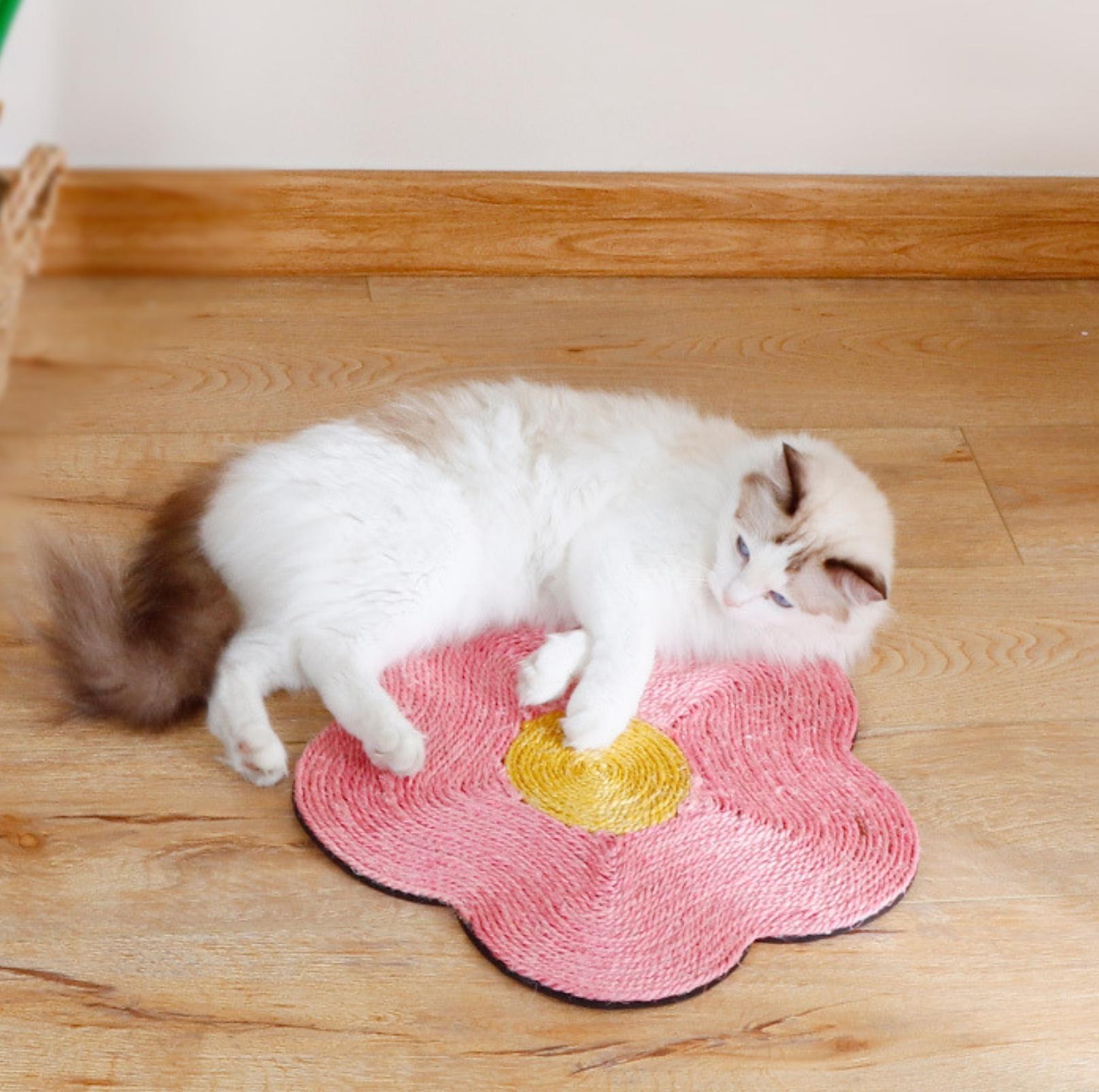 Hangable Sisal Cat Scratcher Cat Scratching Mat Toys