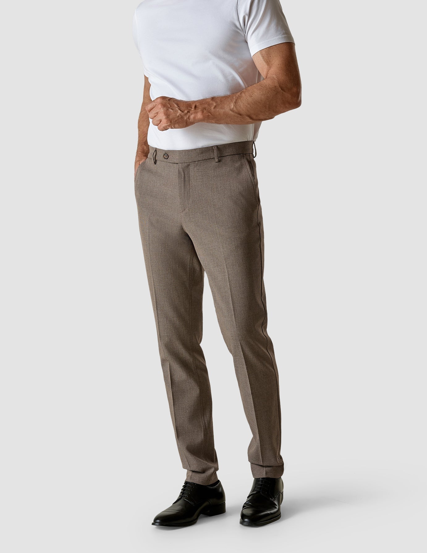 Suit Pants Slim Almond