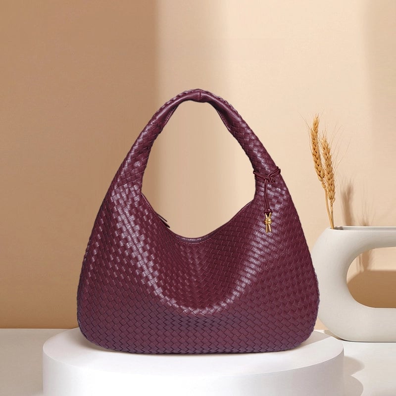 Woven Women's Bag New Fashion Large Capacity Handbag Korean Commuter Leisure Manufacturers Fashion Shoulder Bag