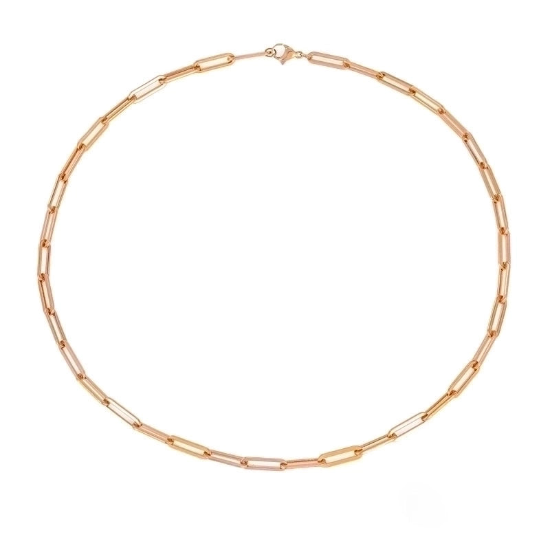 Fashion U Shape Stainless Steel Plating Stainless Steel Necklaces