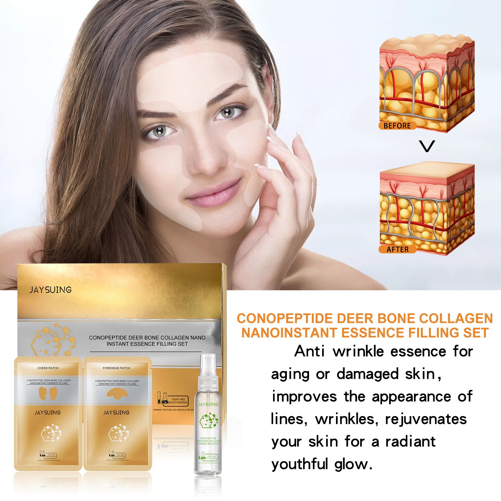 2024 New Instant Skin Essence Collagen Set