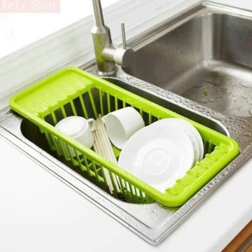 Over The Sink Dish Drainer Basket