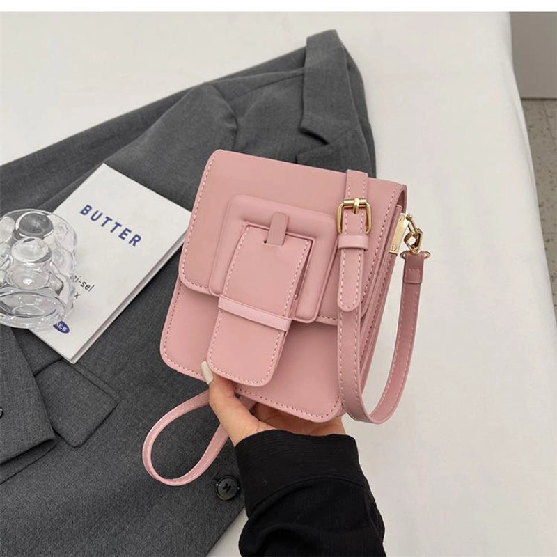 Women's Medium All Seasons Pu Leather Classic Style Shoulder Bag
