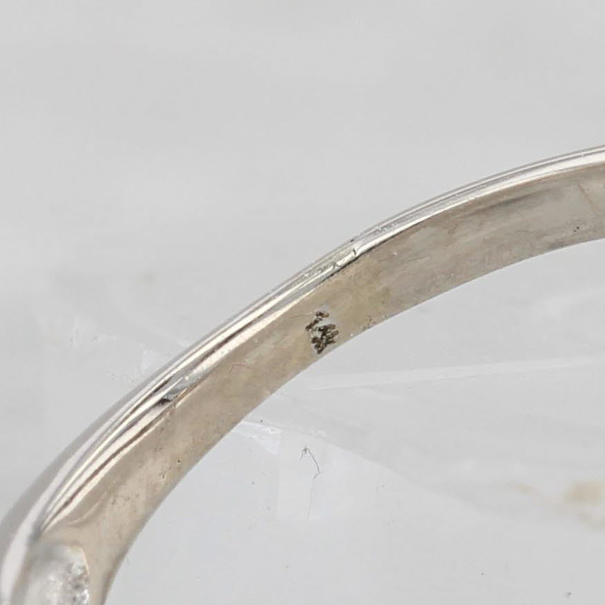 0.20ctw Diamond Knot Ring 14k White Yellow Gold Size 9.75 Bypass