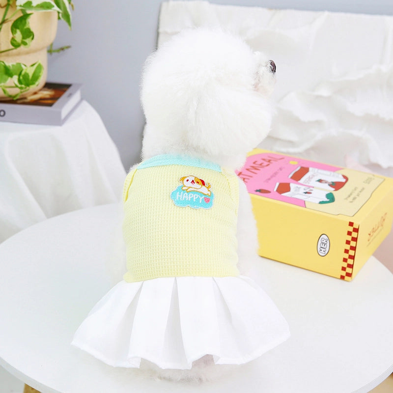 Pet Princess Skirt Clothes Pet Dog Clothes Pet Clothing Spring And Summer New 23 Running Puppy Skirt