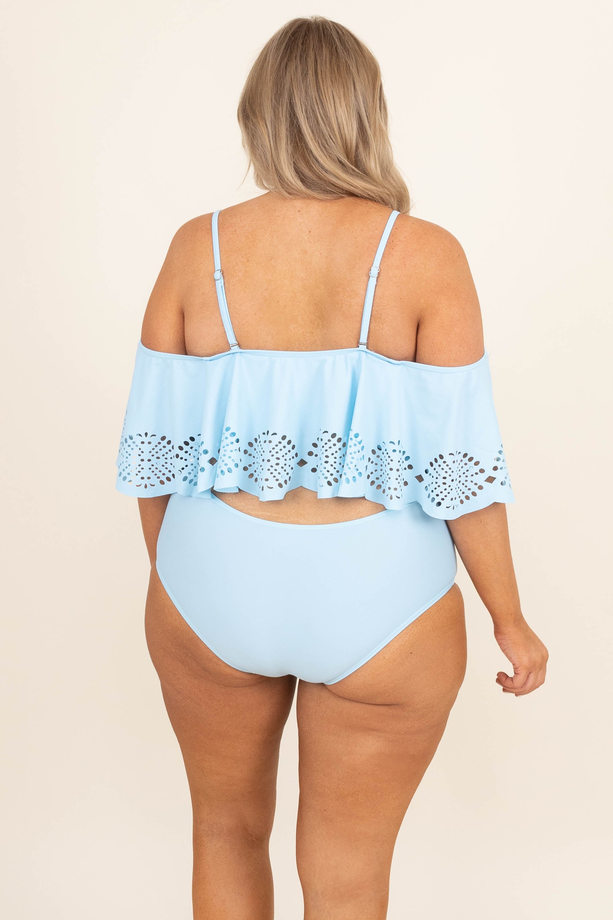 Sunrise and Shine Swimsuit. Cornflower Blue