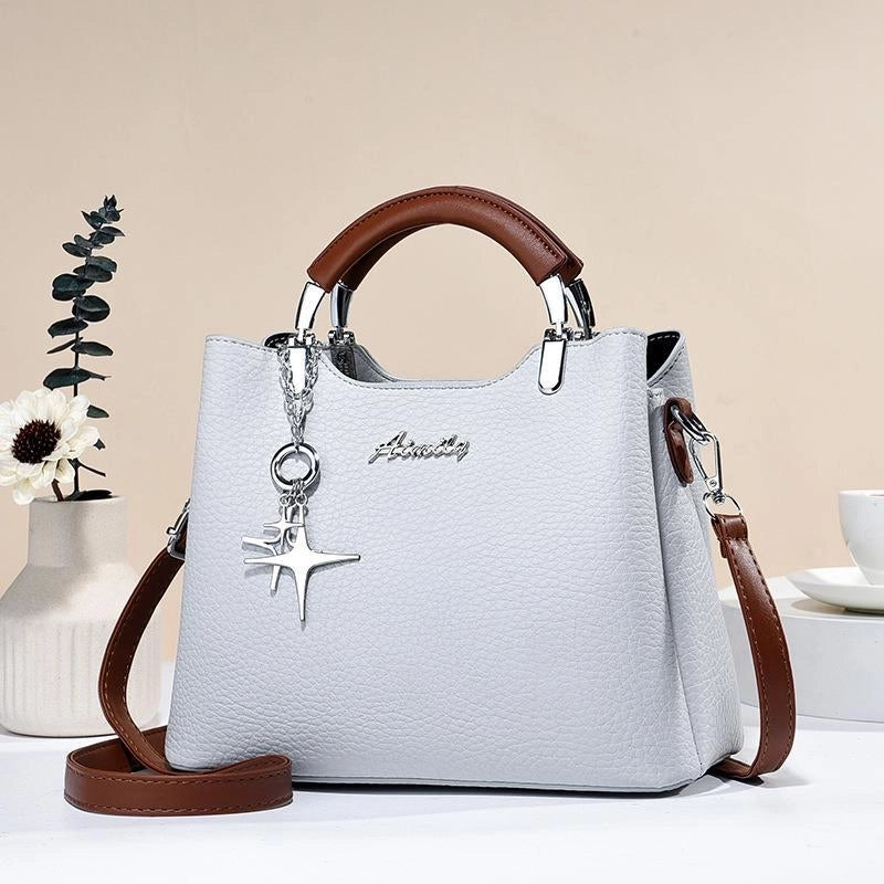Women's Medium All Seasons Pu Leather Vintage Style Handbag