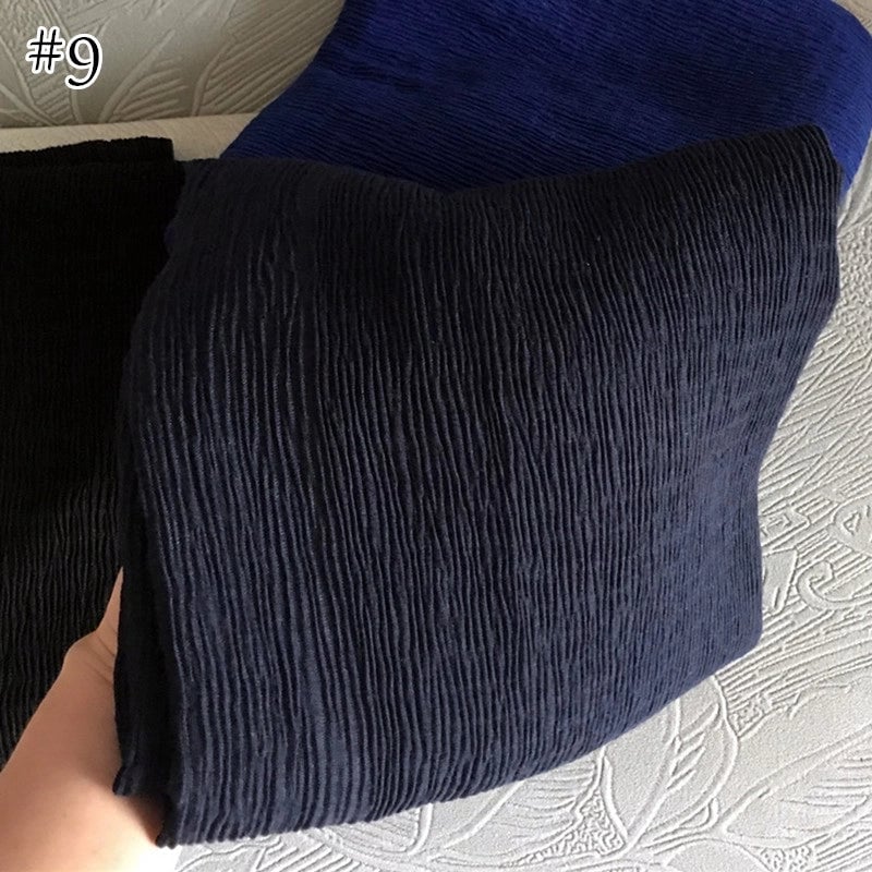 Women's Casual Minimalist Solid Color Cotton And Linen Scarf