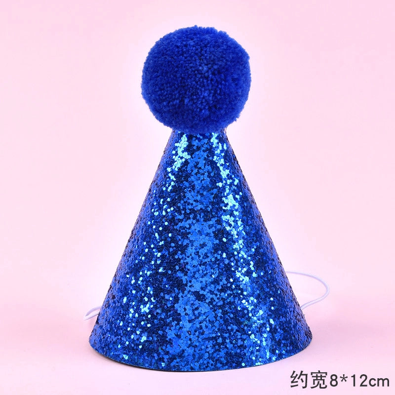 Pet Party Birthday Hat Dog Cat Bow Knot Birthday Hat Baby Birthday Party Decorative Hat