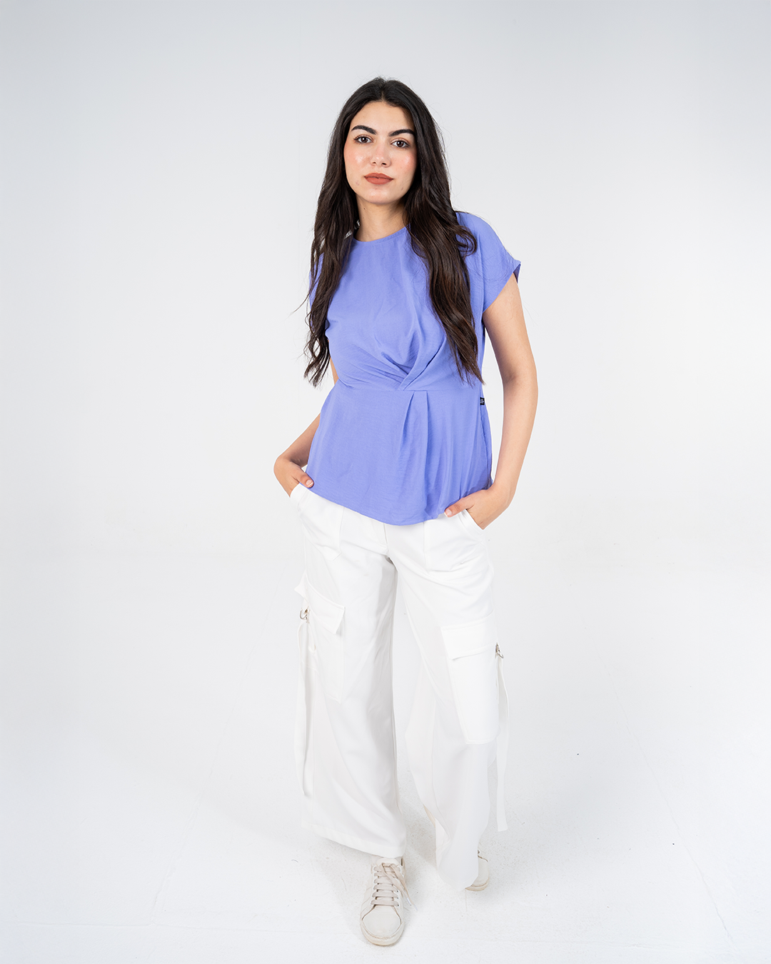 Casual Short Sleeve Womens Blouse