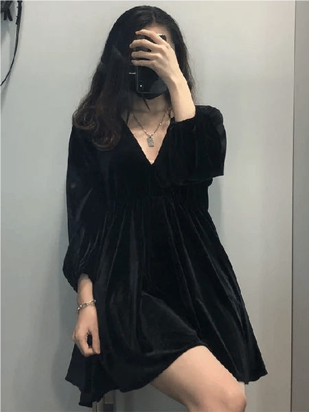 🎄🎁 Christmas Promotion 49% OFF - Portia Velvet Mini Dress