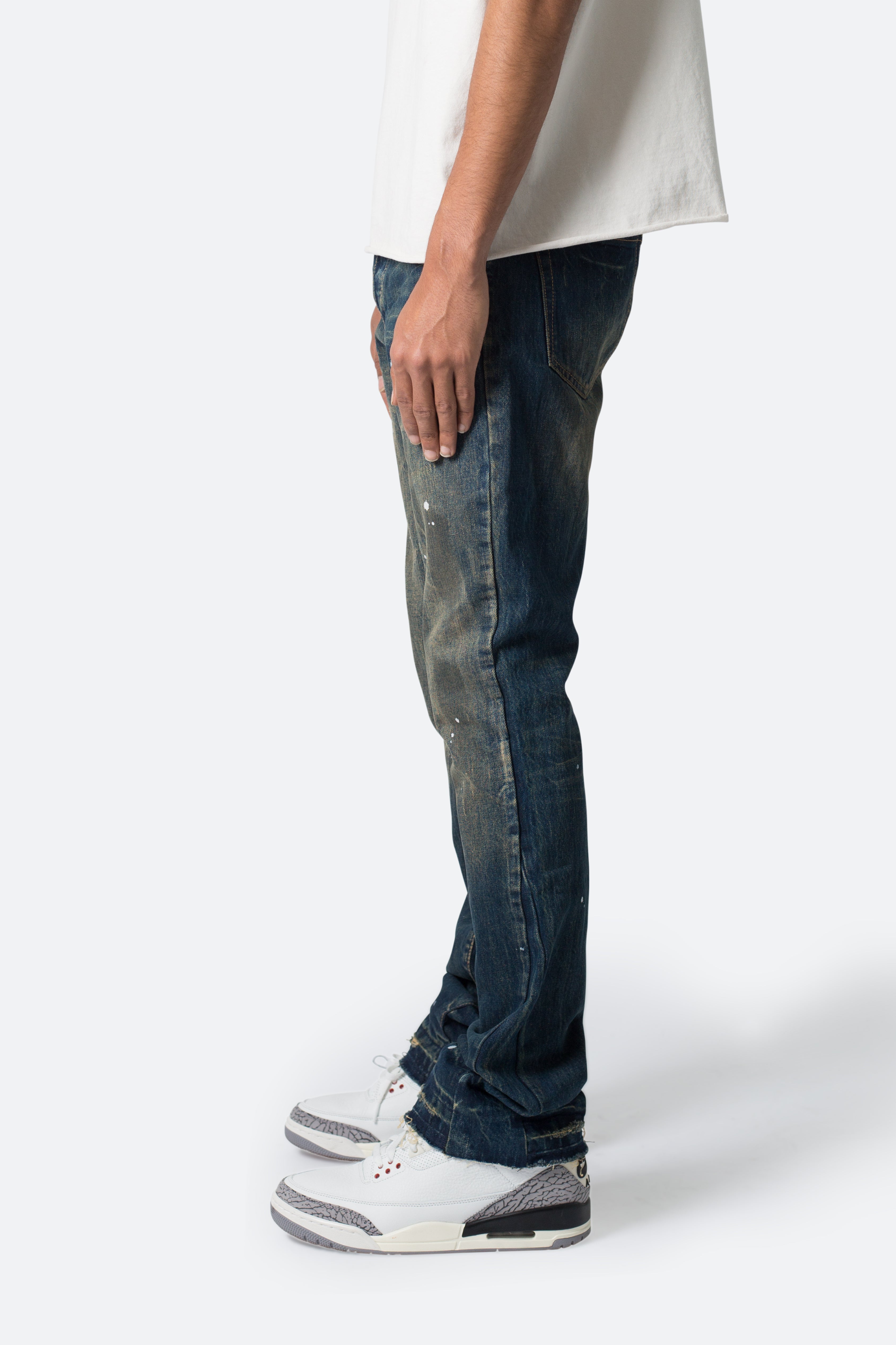 B614 Flare Denim - Blue