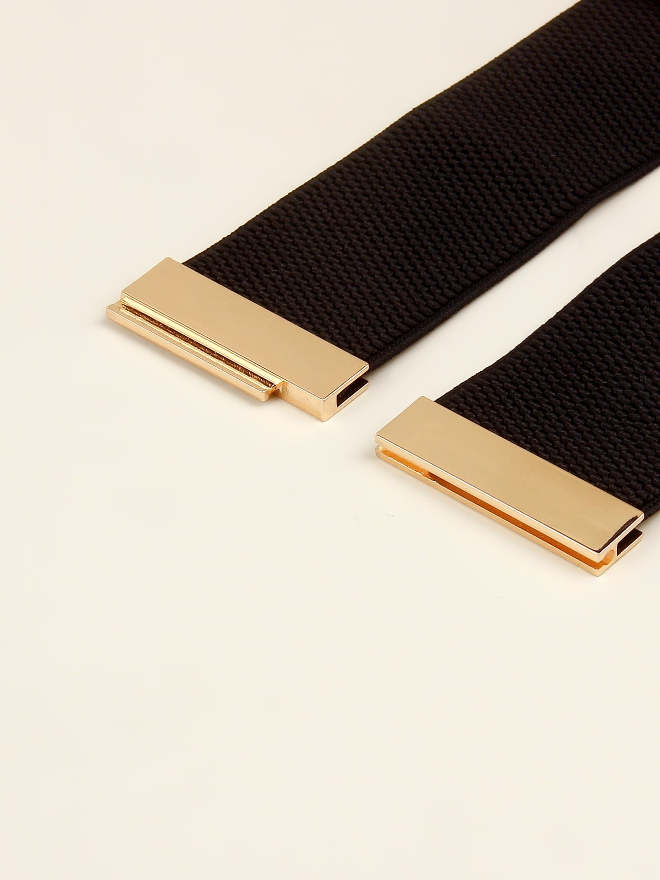 Symmetrical Buckle Wide Belt