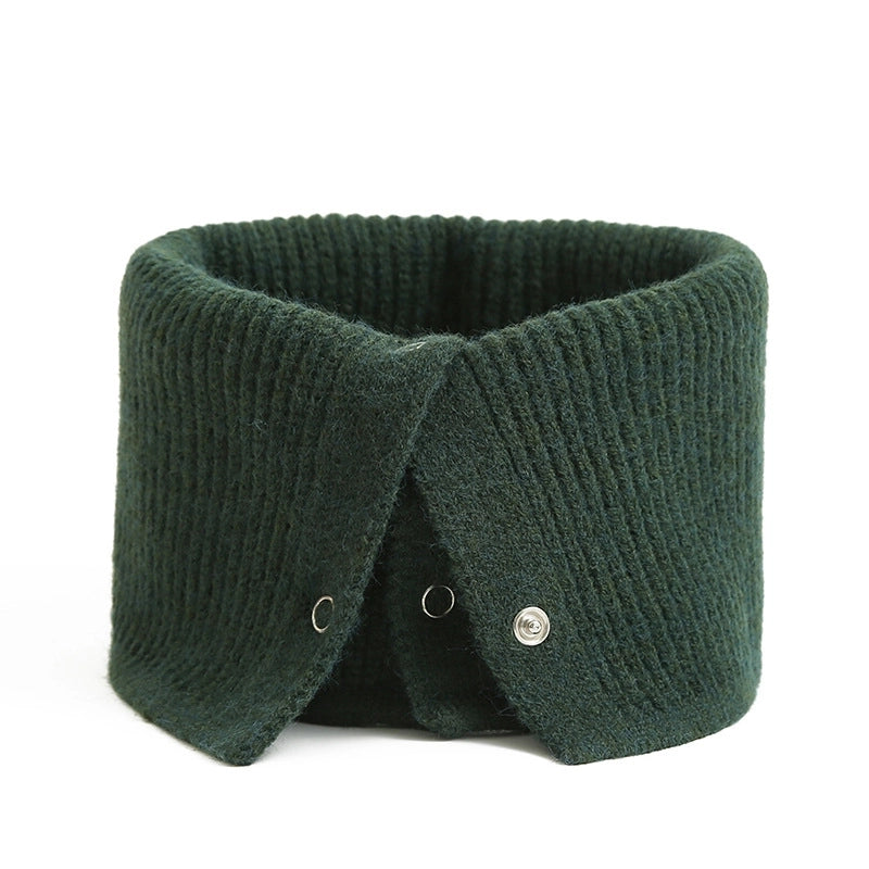 Unisex Minimalist Solid Color Yarn Solid Color Scarf