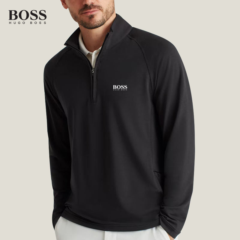 PRE-SALE BOSS 1/4 Quarter Zip Quick Dry Long Sleeve Men-s Golf Sweater