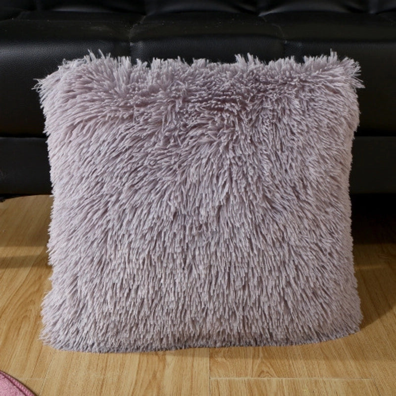 Fashion Solid Color Pv Velvet Throw Pillow Pillow Cases