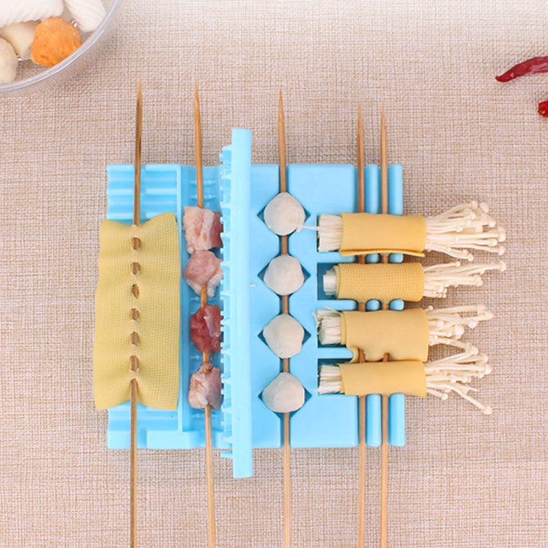 Multifonction BBQ Barbecue Meat Skewer Device Machine