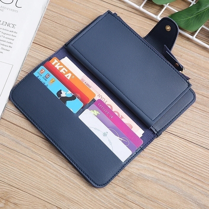 Women's Wallet Tri-fold Clutch Bag Multi-function Card Bag Coin Bag Mobile Phone Bag