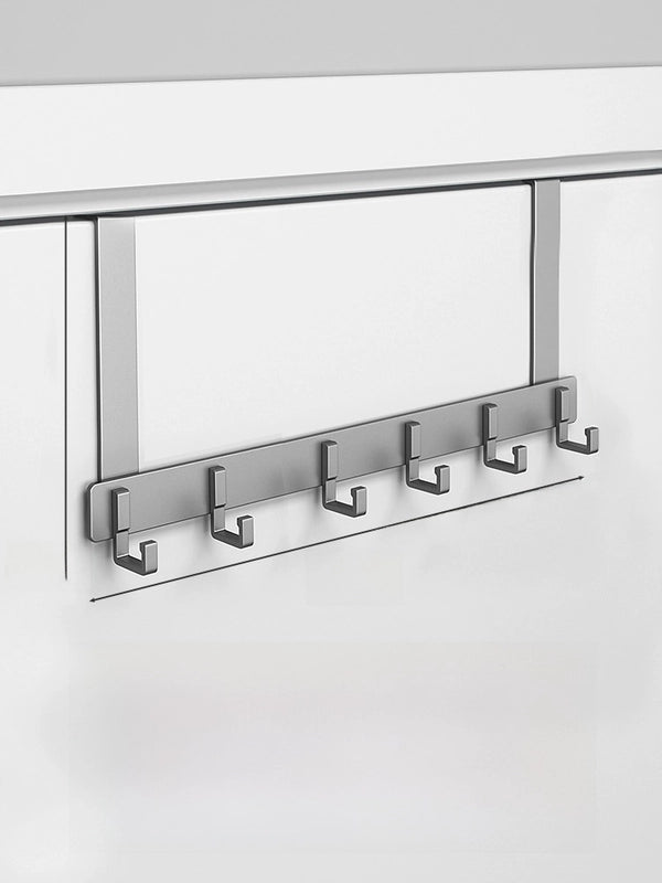 Hook Behind The Door Without Punching Hangers Clothes Storage Rack For Clothes Entry Door Upper Hanging Frame Wall Hanging Clothes Hook Door Back Type