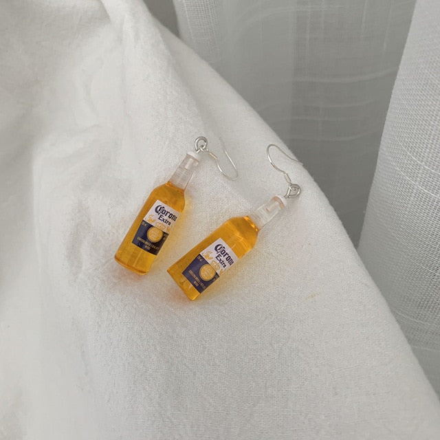 Tiny Beer Earrings