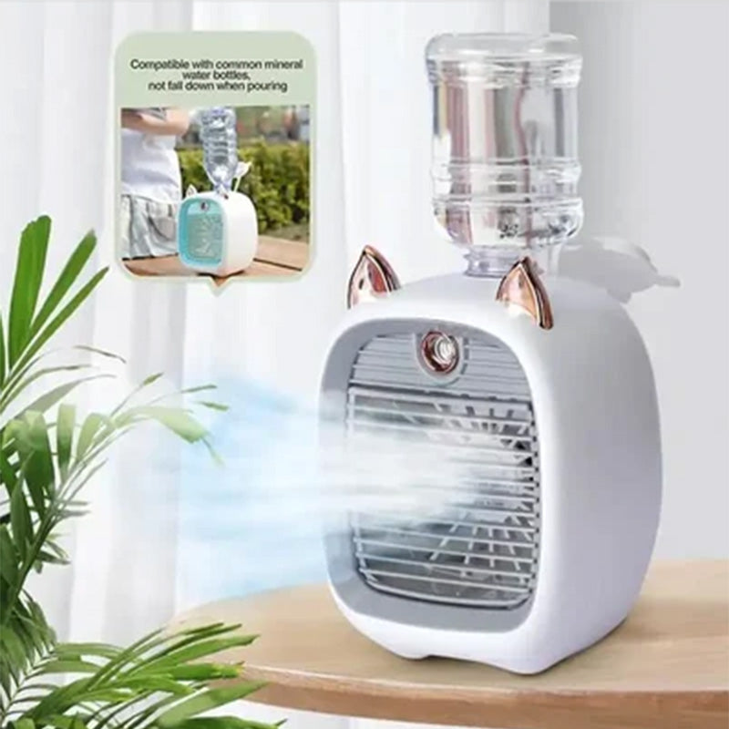 Portable air conditioning fan