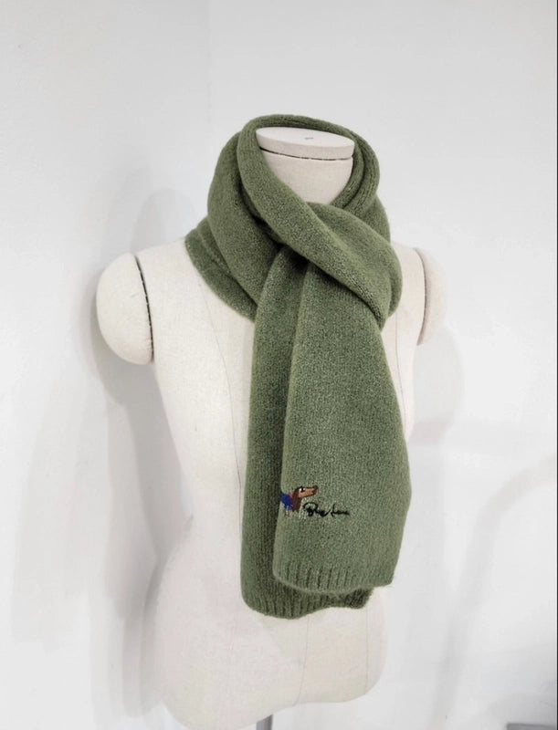 Women's Cute Sweet Classic Style Solid Color Polyester Scarf