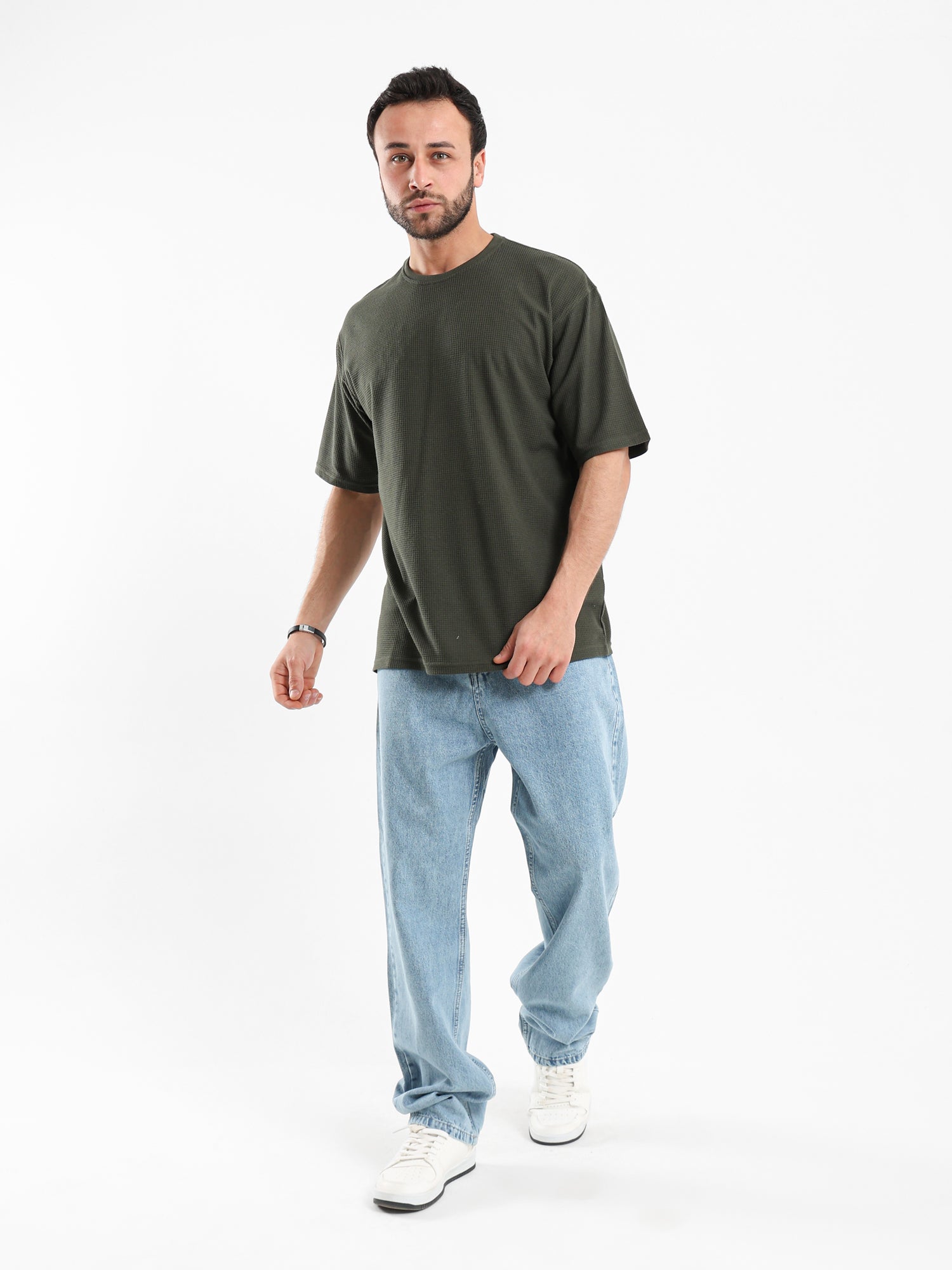Relaxed Fit Straight Leg Jeans