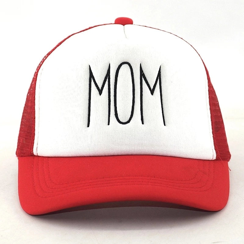 Unisex Mama Letter Solid Color Baseball Cap Bucket Hat
