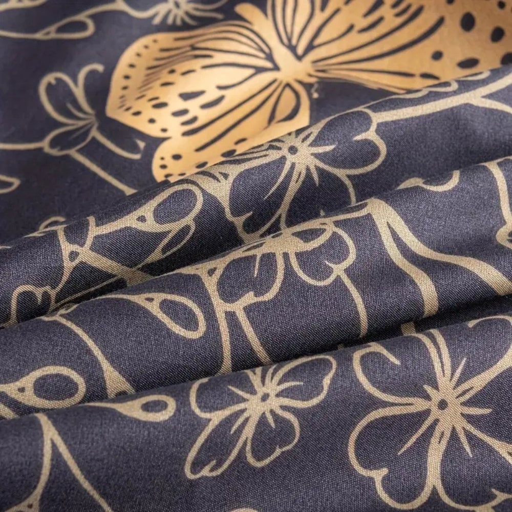 Midnight Butterfly Quilt Cover | 3pcs Set