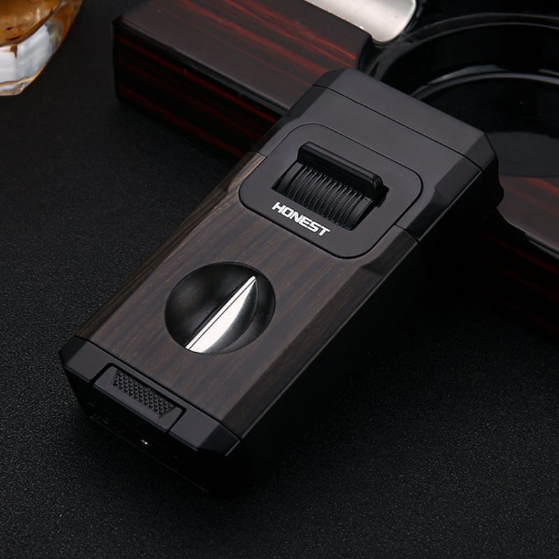 🔥 Last Day 49% OFF 😍All-in-One Torch Lighter with Built-in Cutter V Cut