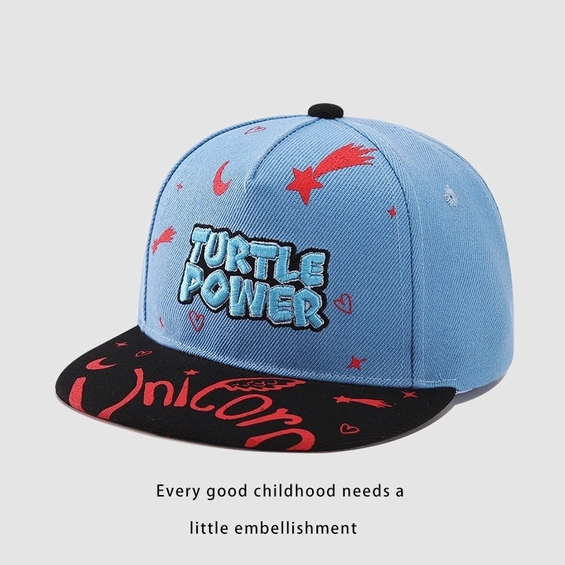 Children Unisex Hip-Hop Sports Letter Ivy Cap Baseball Cap