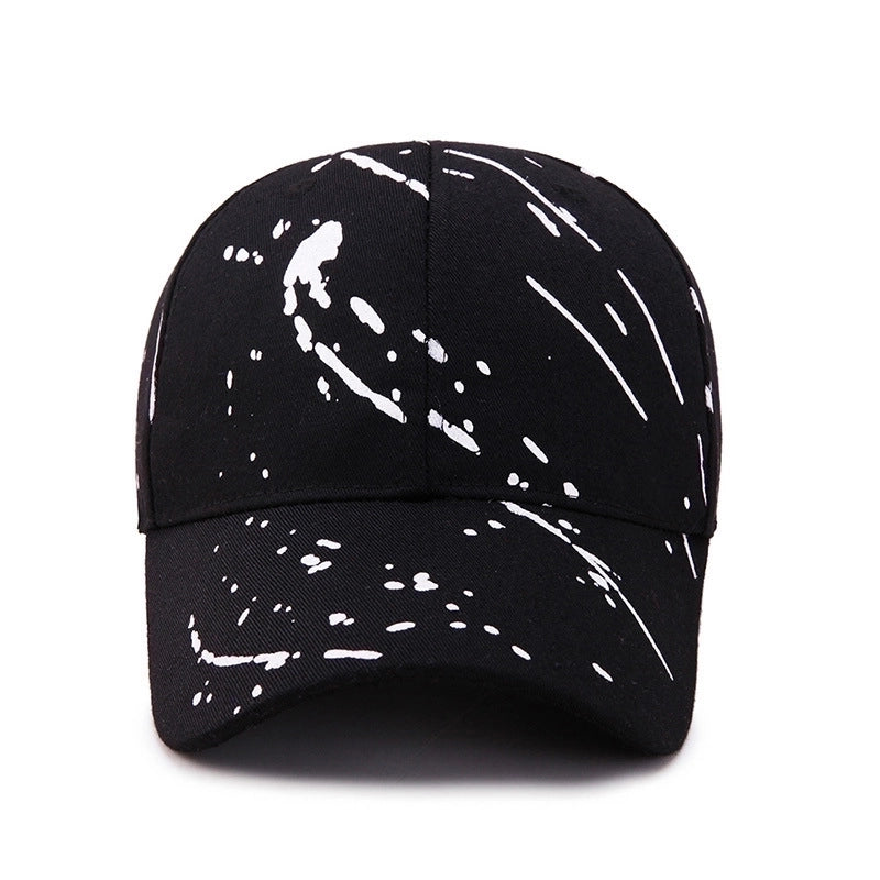 Unisex Hip-hop Retro Streetwear Graffiti Curved Eaves Baseball Cap