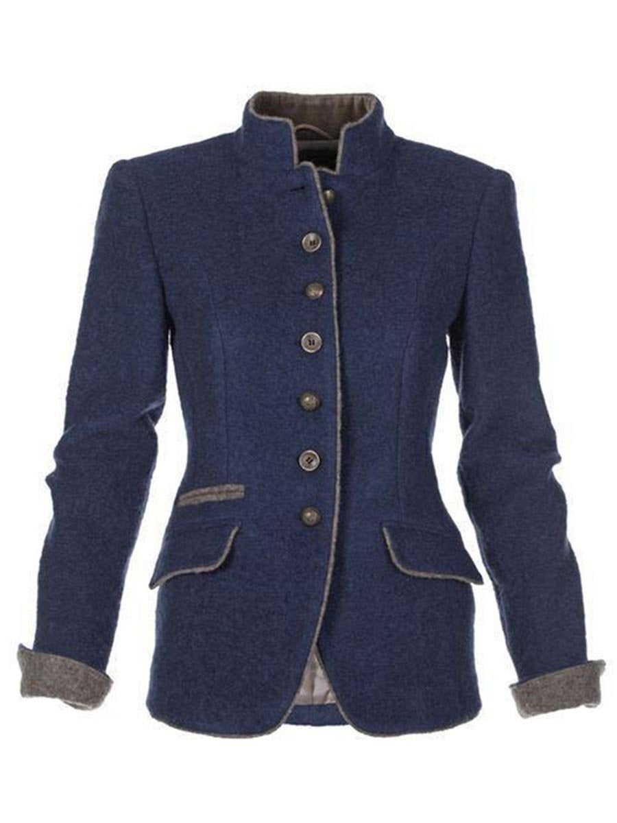 Slim Button Jacket