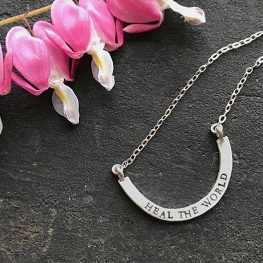 Tikkun Olam Cup Half Full Necklace