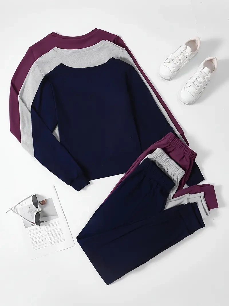 Final Sales⚡3 Packs for $19.99⚡ -Women's 3pcs Athletic Set
