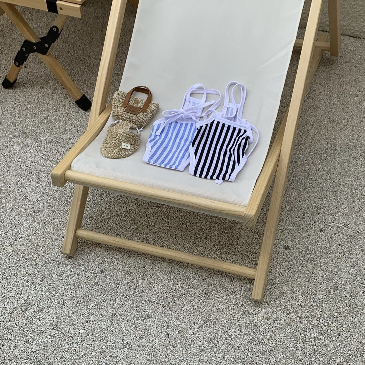 Striped Printed Dog Swimsuit
