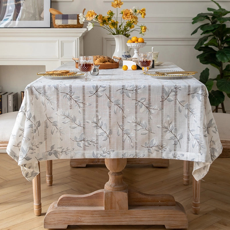 Elegant  Plant Polyester Tablecloths