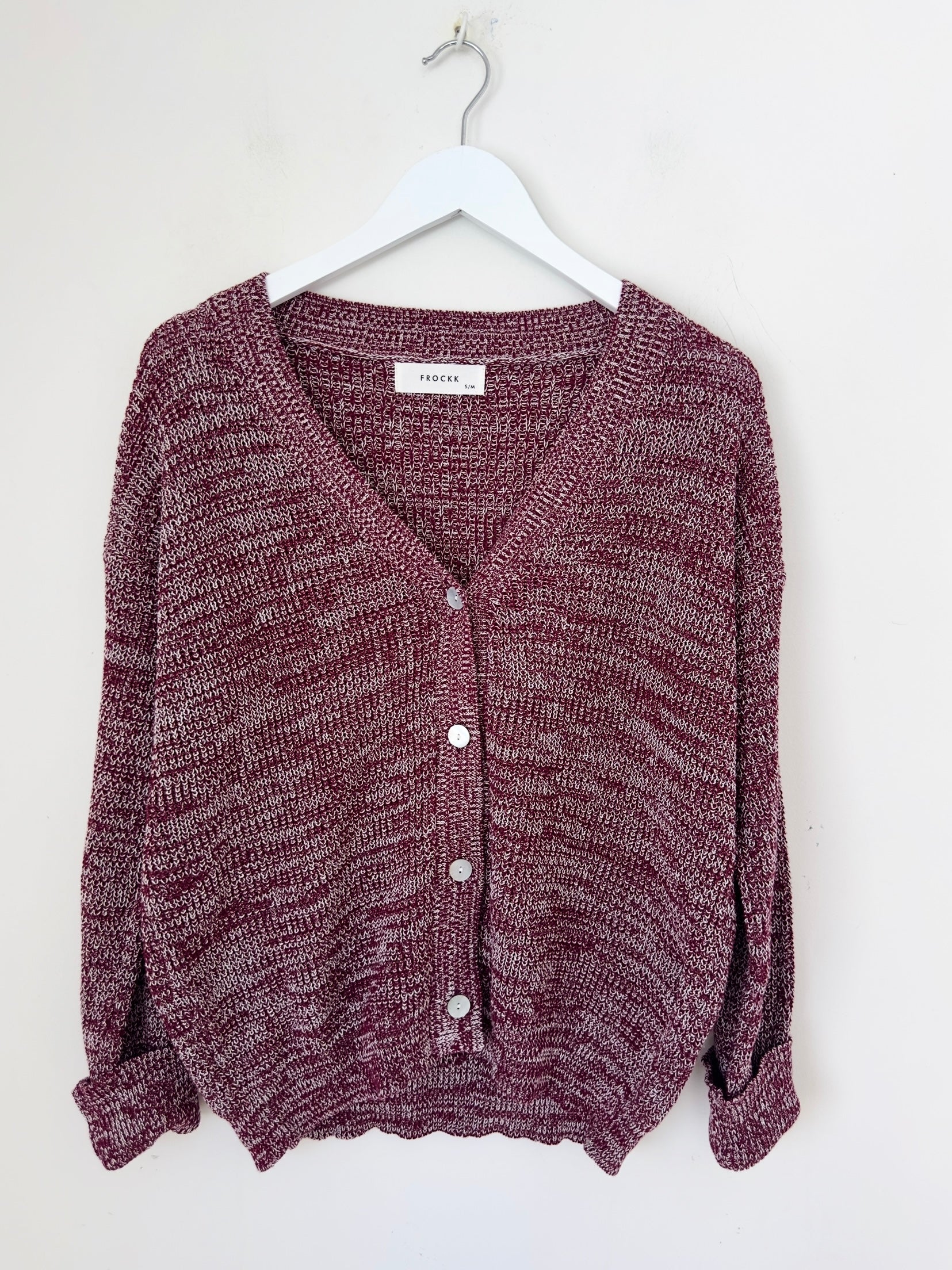 lucas cardi - wine/white blend cotton