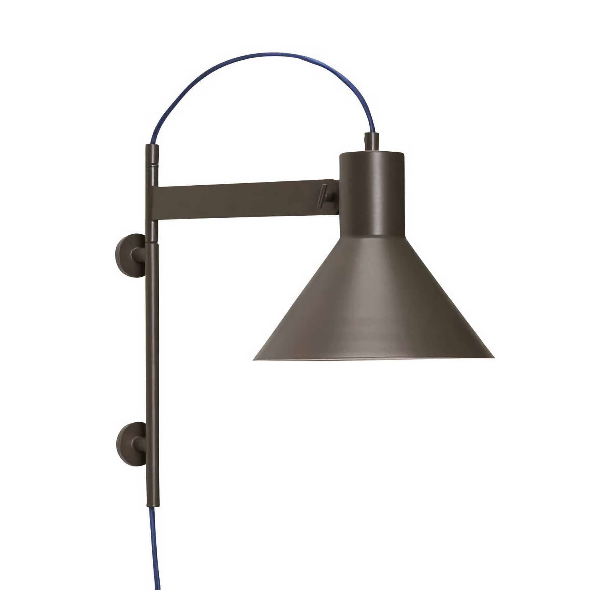 Hubsch Studio wall light. brown