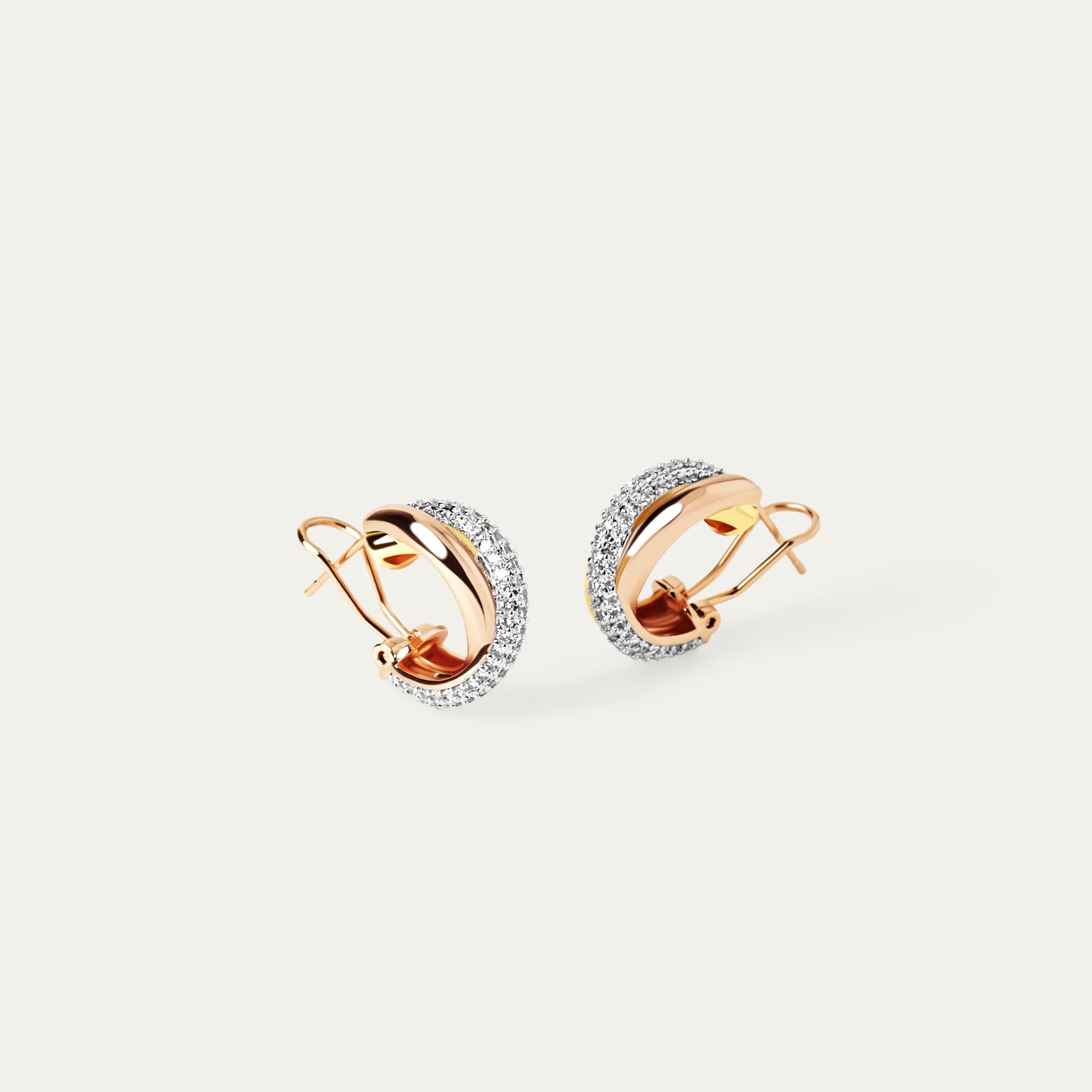Trini CZ Earrings (18K Gold Stainless Steel)