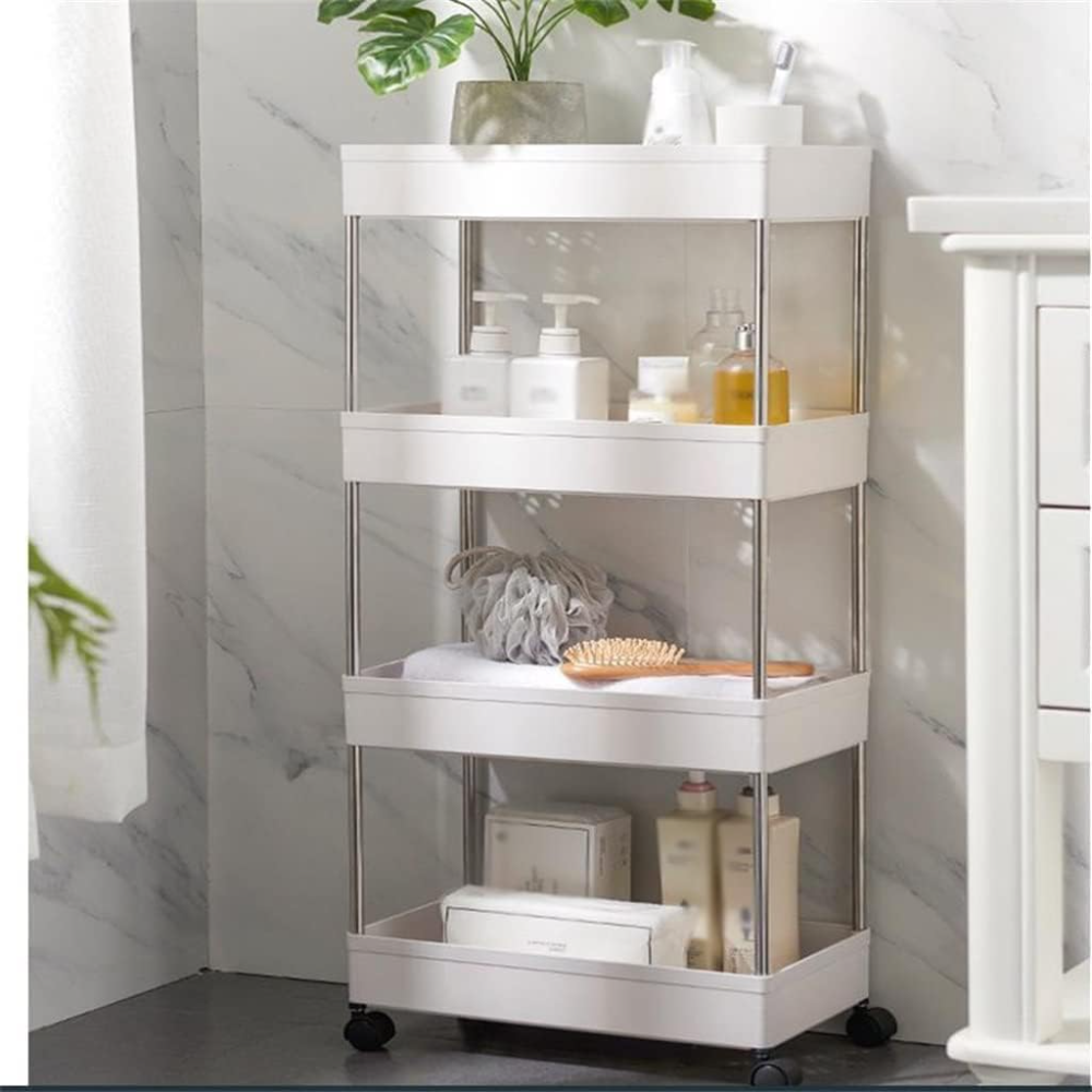 4 Layer Plastic Storage Rack..4 Tier Multifunction Plastic Shelf